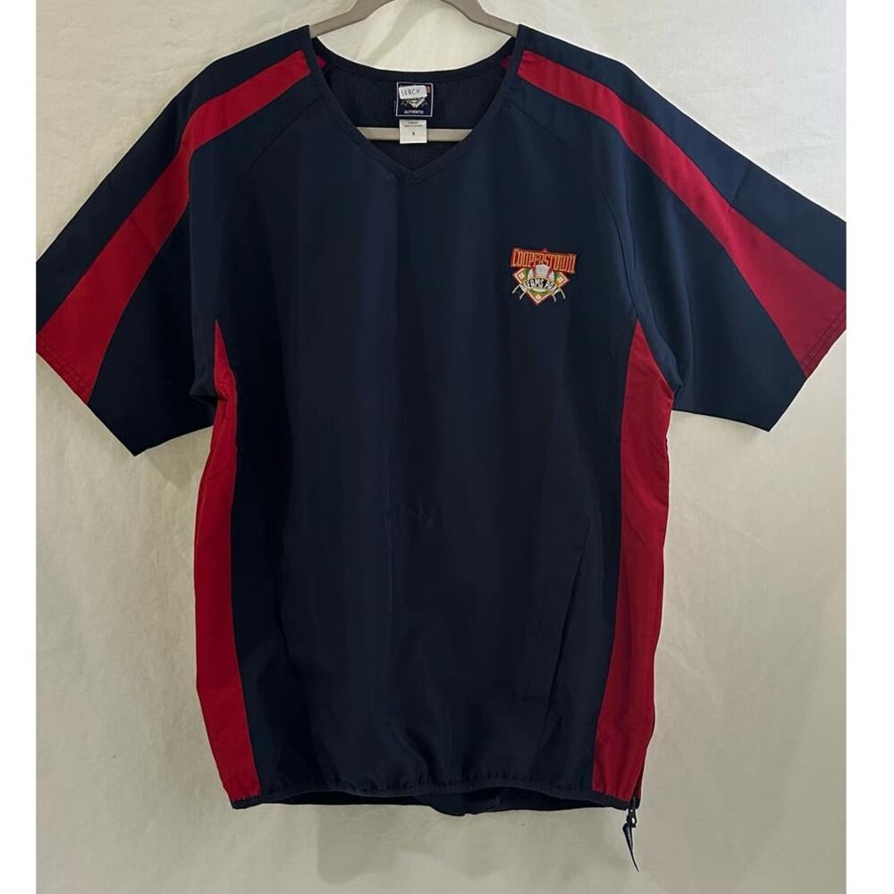 Cooperstown Dreams Park Small Pullover Short Sleeve Side Zip Windbreaker